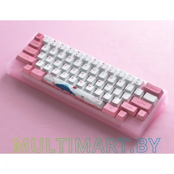 Клавиатура Akko ACR 59 Acrylic Tokyo (Akko CS Jelly Pink) картинка 4